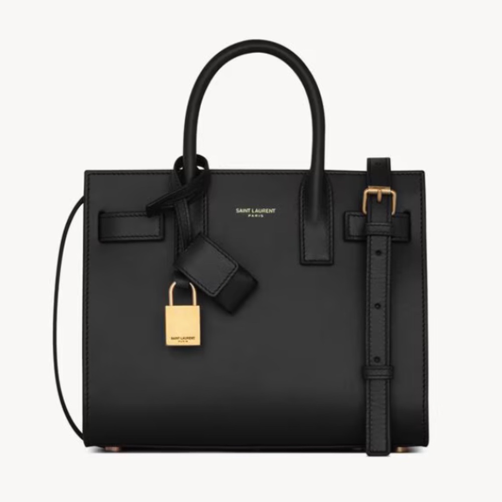 YSL | SAC DE JOUR | NANO | CLASSIC BLACK | SMOOTH CALFSKIN | **LIKE NEW**!